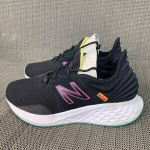 New Balance Black and Pink Sneakers